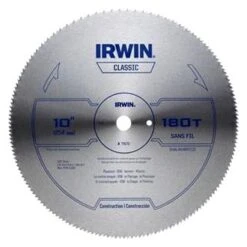 IRWIN® 11870 - 10" 180T Steel FTG Circular Saw Blade