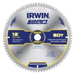 IRWIN® 14083 - Marathon™ 12" 80T ATB Circular Saw Blade