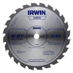 IRWIN® 15150 - 8-1/4" 24T Carbide ATB Circular Saw Blade
