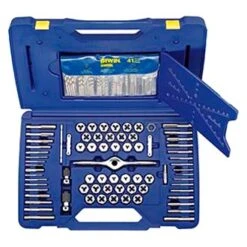 IRWIN® - Hanson™ 116-Piece Machine Screw, SAE, Metric Self Alignment Tap/Die Set