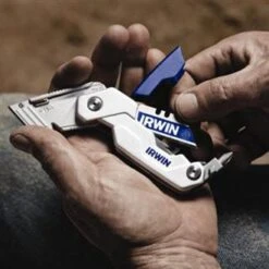 IRWIN® - FK250™ BladeLock™ Folding Utility Knife With 2 Driving Bits And 3 Blades -Irwin 1858320 9