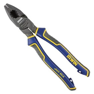 IRWIN® - Vise-Grip™ 8" Multi-Material Handle Combination Jaws Tether Ready Linemans Pliers 4 IRWIN® - Vise-Grip™ 8" Multi-Material Handle Combination Jaws Tether Ready Linemans Pliers - Image 2
