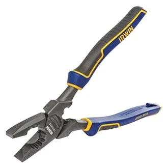 IRWIN® - Vise-Grip™ 8" Multi-Material Handle Combination Jaws Tether Ready Linemans Pliers 5 IRWIN® - Vise-Grip™ 8" Multi-Material Handle Combination Jaws Tether Ready Linemans Pliers - Image 3