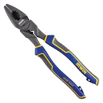 IRWIN® - Vise-Grip™ 9-1/2" Multi-Material Handle Combination Jaws Fish Tape Puller Crimper Linemans Pliers 3 IRWIN® - Vise-Grip™ 9-1/2" Multi-Material Handle Combination Jaws Fish Tape Puller Crimper Linemans Pliers