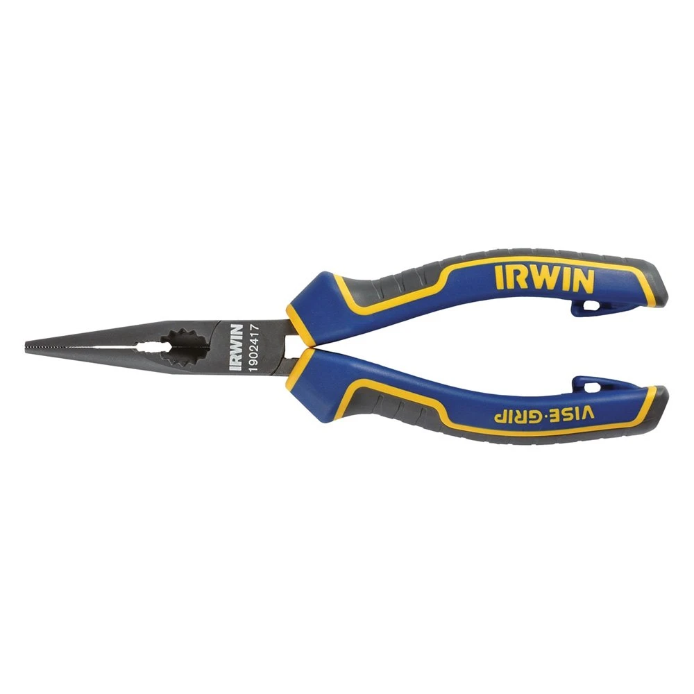 IRWIN® 1902417 - Vise-Grip™ 6" Box Joint Straight Jaws Multi-Material Handle Cutting Needle Nose Pliers 3 IRWIN® 1902417 - Vise-Grip™ 6" Box Joint Straight Jaws Multi-Material Handle Cutting Needle Nose Pliers