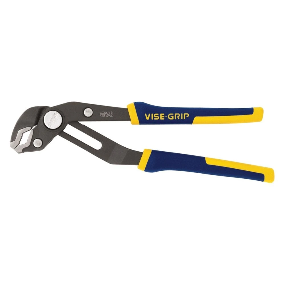 IRWIN® 2078108 - Vise-Grip™ GrooveLock™ 8" V-Jaws Multi-Material Handle Push Button Ratcheting Tongue & Groove Pliers 3 IRWIN® 2078108 - Vise-Grip™ GrooveLock™ 8" V-Jaws Multi-Material Handle Push Button Ratcheting Tongue & Groove Pliers