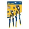 IRWIN® - Vise-Grip™ GrooveLock™ 2-piece 8" To 10" V-Jaws Multi-Material Handle Push Button Ratcheting Tongue & Groove Pliers Set 1 IRWIN® - Vise-Grip™ GrooveLock™ 2-piece 8" To 10" V-Jaws Multi-Material Handle Push Button Ratcheting Tongue & Groove Pliers Set -Irwin 2078709