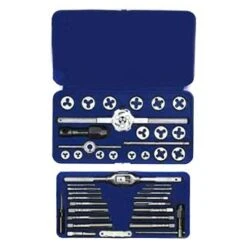 IRWIN® - Hanson™ 41-Piece Machine Screw, SAE, Metric HCS Tap/Die Set