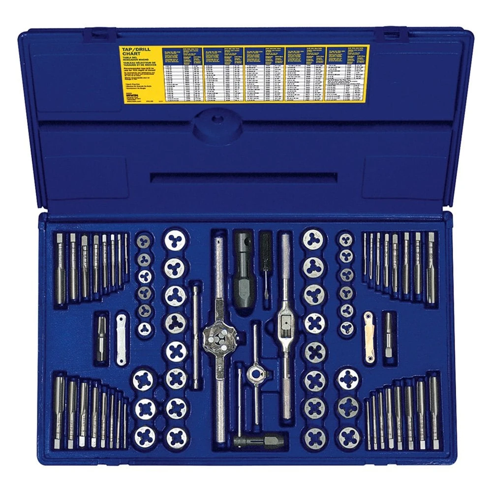 IRWIN® - Hanson™ 76-Piece Machine Screw, SAE, Metric HCS Tap/Die Set 3 IRWIN® - Hanson™ 76-Piece Machine Screw, SAE, Metric HCS Tap/Die Set