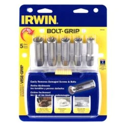 Irwin® - Bolt-Grip™ 5-piece 3/8" Drive 3/8" To 5/8" Deep Bolt Extractor Set