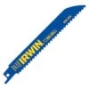 IRWIN® 372610P5 - 10 TPI 6" Bi-Metal Straight Reciprocating Saw Blades (5 Pieces) -Irwin 372610p5