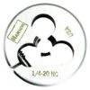 IRWIN® 3820 - Hanson™ 1/4"-20 UNC SAE HCS Right-Hand Adjustable Round Die -Irwin 3820