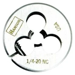 IRWIN® 3820 - Hanson™ 1/4"-20 UNC SAE HCS Right-Hand Adjustable Round Die