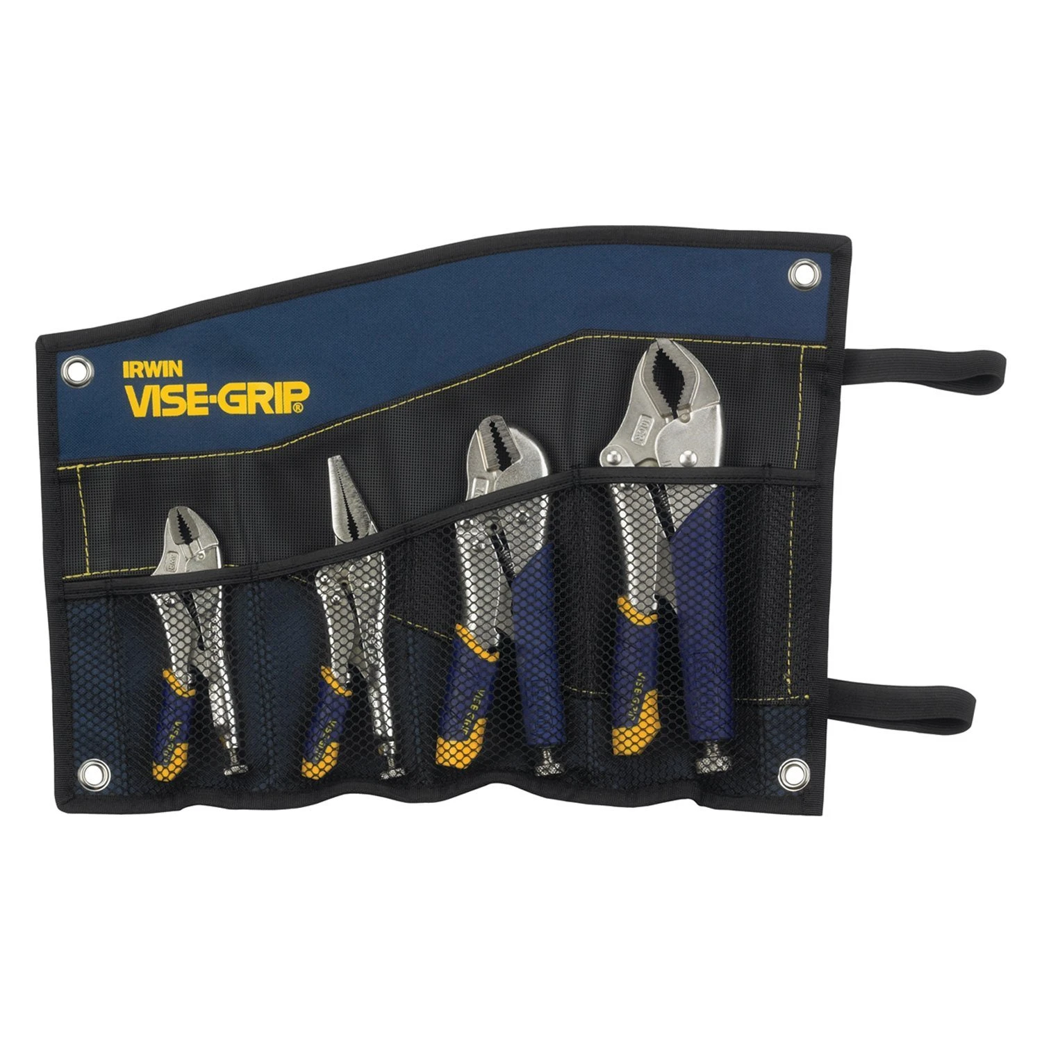 IRWIN® - Vise-Grip™ Fast Release™ 4-piece 5" To 10" Multi-Material Handle Long Nose/Straight/Curved Jaws Locking Pliers Set 2 IRWIN® - Vise-Grip™ Fast Release™ 4-piece 5" To 10" Multi-Material Handle Long Nose/Straight/Curved Jaws Locking Pliers Set