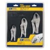 IRWIN® - Vise-Grip™ The Original™ 3-piece 5" To 10" Metal Handle V-Jaws Locking Pliers Set -Irwin 4935580
