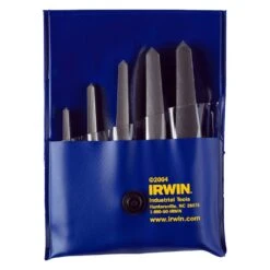 Irwin® - Hanson™ 536/526 Series™ 5-piece 3/16" To 5/8" Square Shank Straight Flute Screw Extractor Set