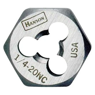 IRWIN® 7261 - Hanson™ 7/8"-9 UNC SAE HCS Right-Hand Re-Threading Solid Hexagon Die 3 IRWIN® 7261 - Hanson™ 7/8"-9 UNC SAE HCS Right-Hand Re-Threading Solid Hexagon Die