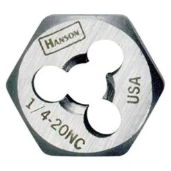 IRWIN® 7271 - Hanson™ 1-1/4"-12 UNF SAE HCS Right-Hand Re-Threading Solid Hexagon Die