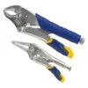 IRWIN® - Vise-Grip™ Fast Release™ 2-piece 6" To 10" Multi-Material Handle Curved/Long Nose Jaws Locking Pliers Set -Irwin 77t