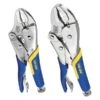 IRWIN® - 2-piece 5" To 7" Multi-Material Handle Curved Jaws Locking Pliers Set -Irwin 80sg