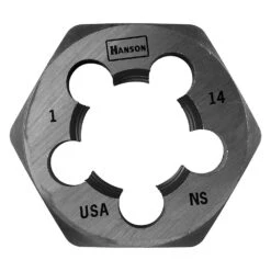 IRWIN® 8467 - Hanson™ 1"-14 NS SAE HCS Right-Hand Solid Hexagon Die